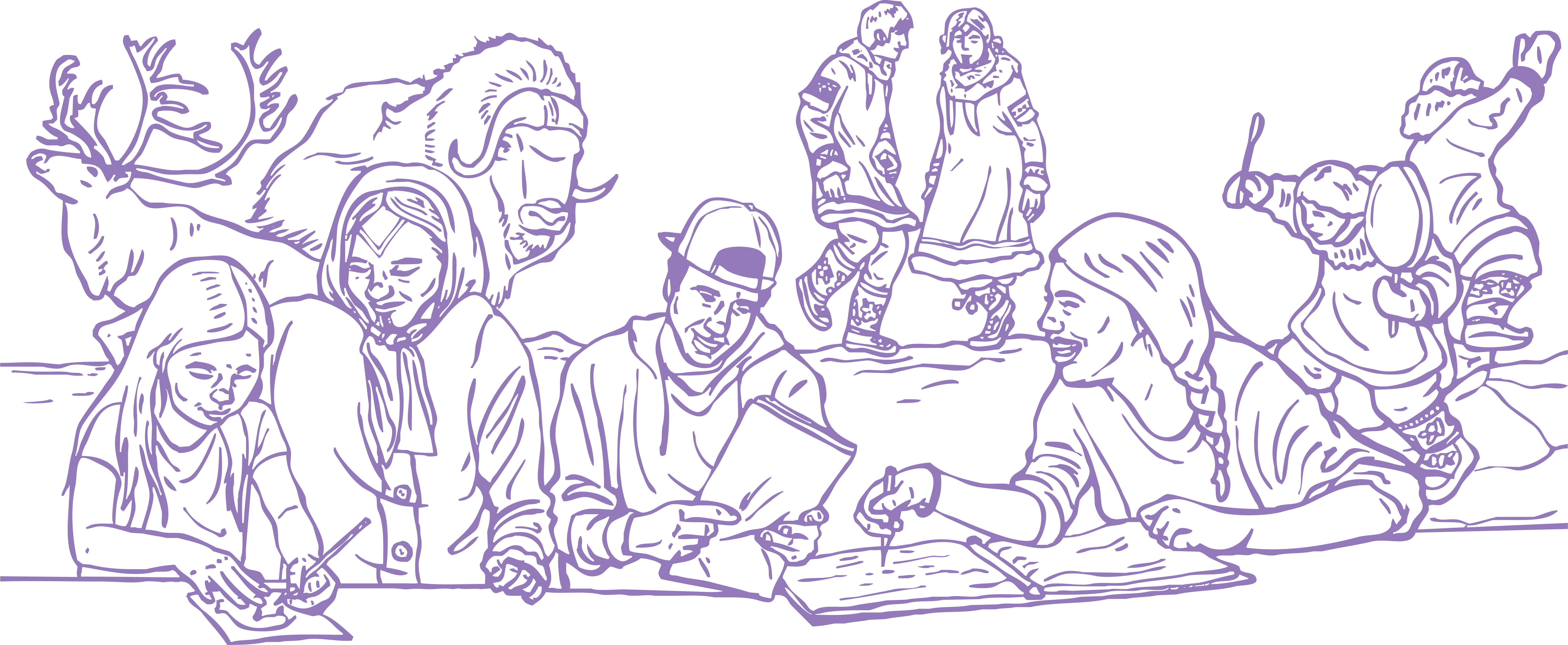 illustration for students reading